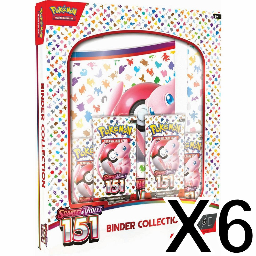 Scarlet & Violet 151 Binder Collection Box Case (6 Boxes)