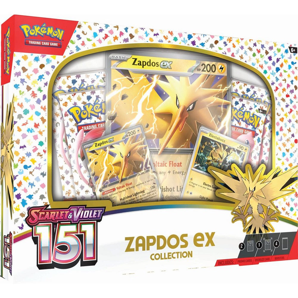 Scarlet & Violet 151 Zapdos EX Box