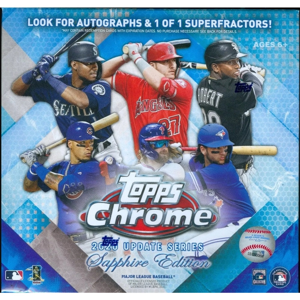 2020 Topps Chrome Sapphire Update Edition Baseball Box