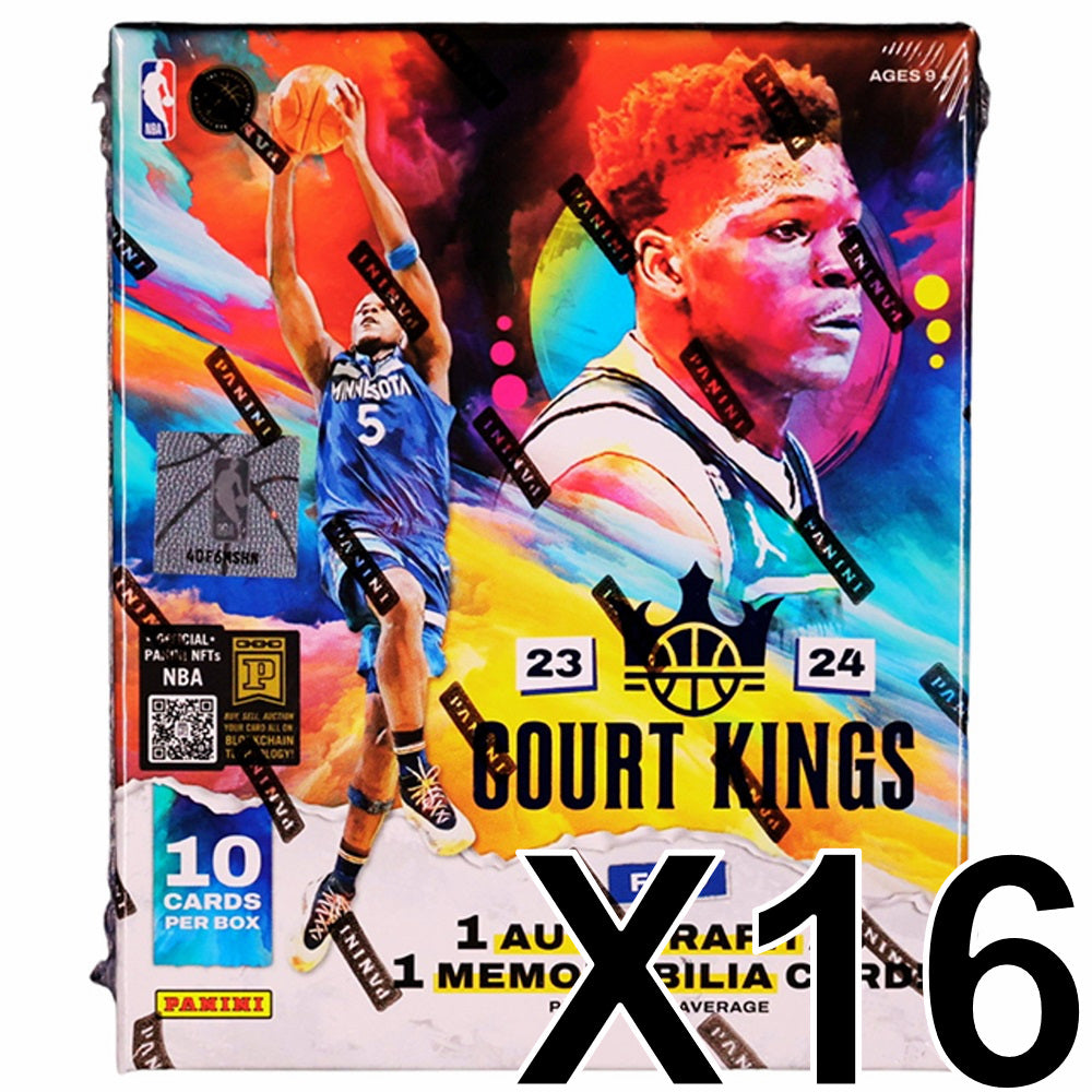 2023-2024 Panini Court Kings Basketball Hobby Box Case (16 boxes)