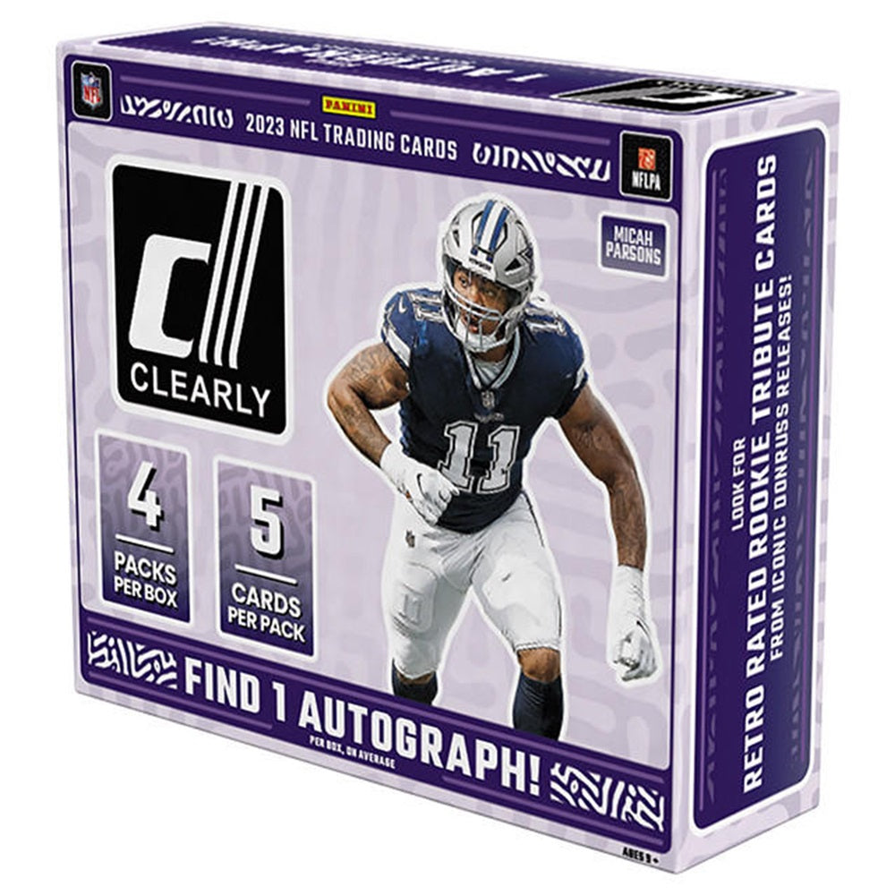 2023 Panini Clearly Donruss Football Hobby Box