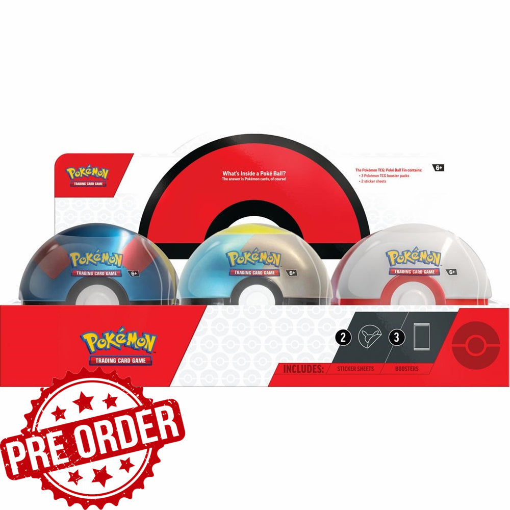 PRE-ORDER: 2024 Pokemon Poke Ball Tin – Fall (Random Variation)