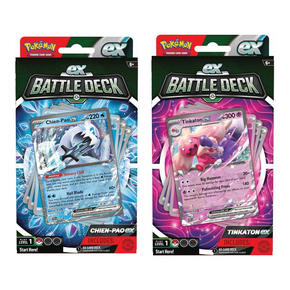 Chien-Pao ex Battle Deck & Tinkaton ex Battle Deck Set (2 decks)