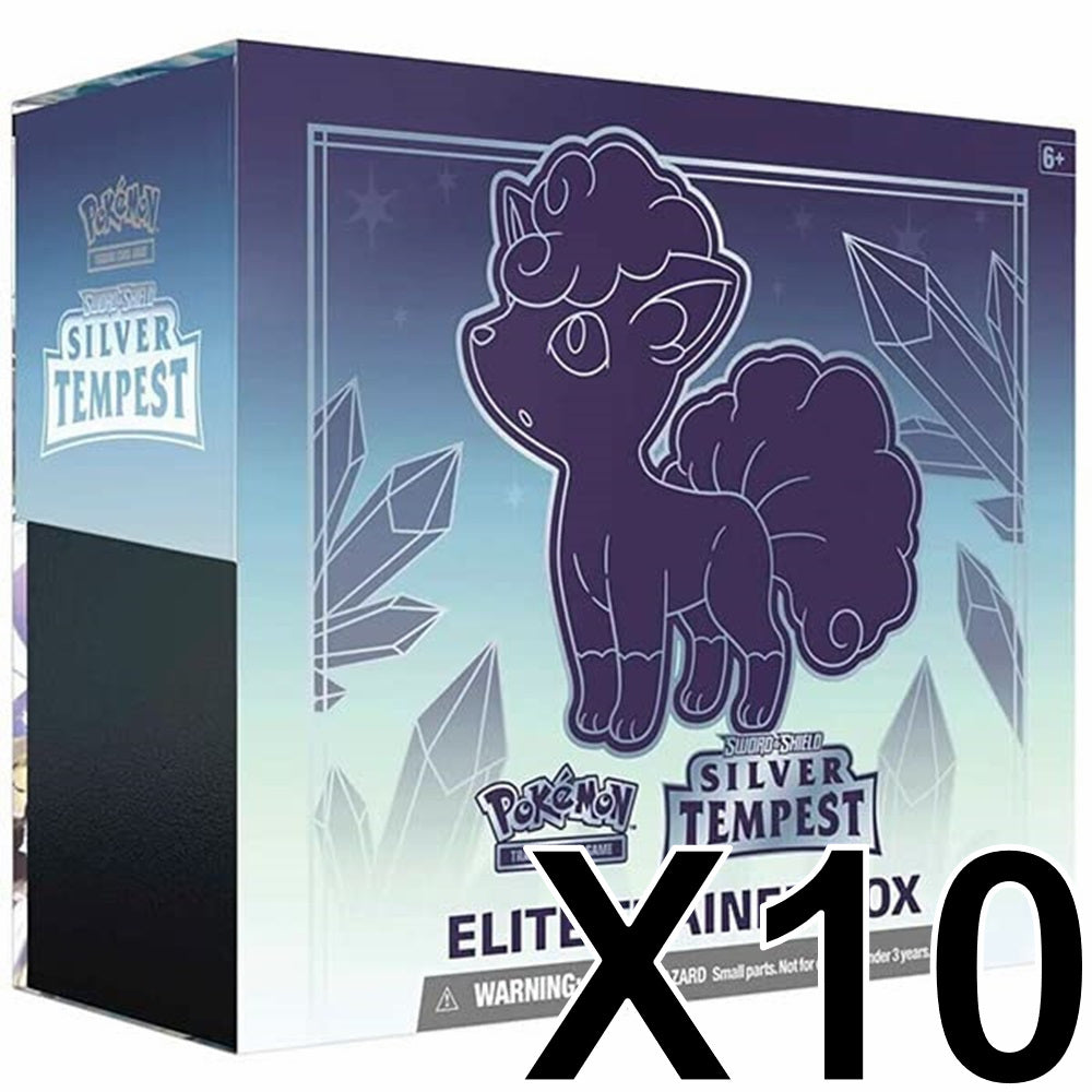 Silver Tempest Elite Trainer Box Case (10 boxes)