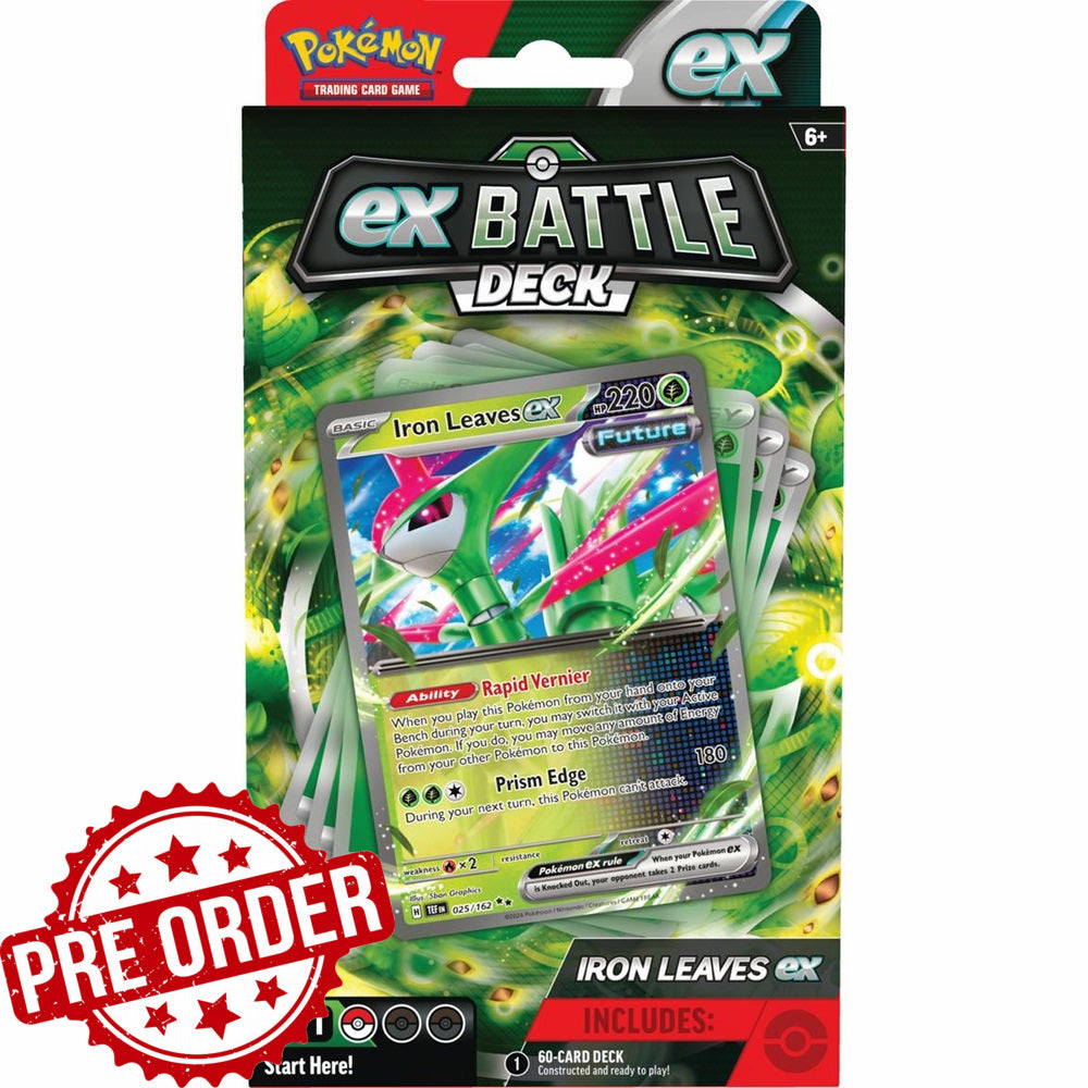 PRE-ORDER: Tapu Koko ex Battle Deck or Iron Leaves ex Battle Deck