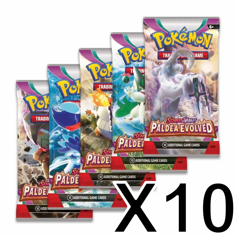 Paldea Evolved Loose Booster Pack Bundle (10 packs)