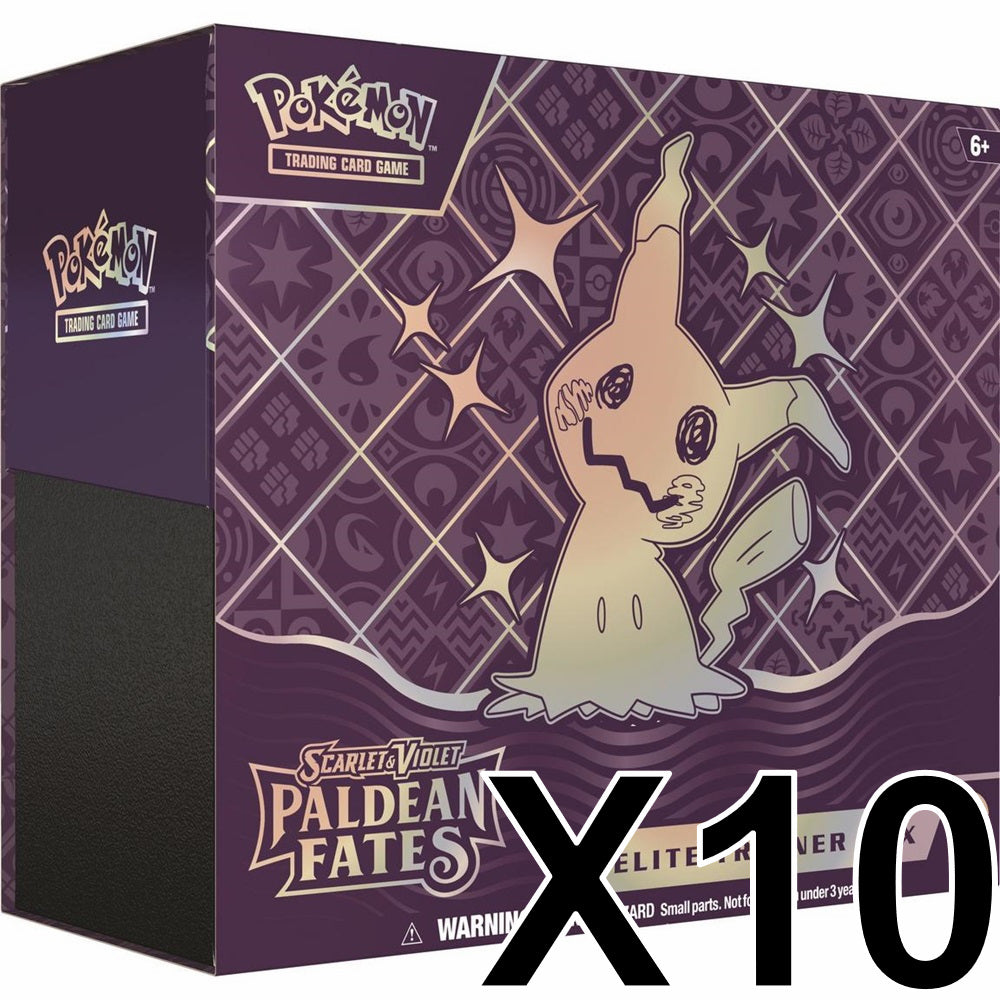 Paldean Fates Elite Trainer Box Case (10 boxes)