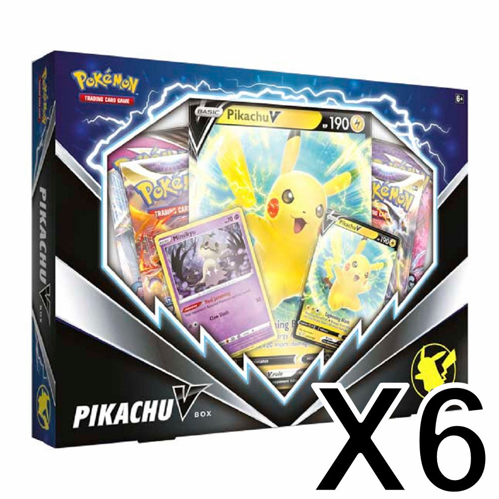 Pikachu V Collection Box Case (6 Boxes)