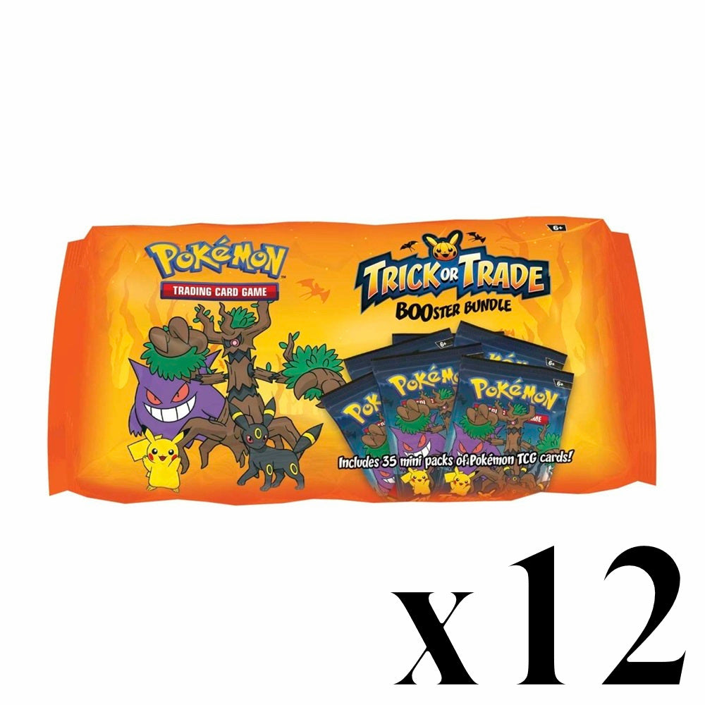 Pokemon Trick or Trade BOOster Bundle 2024 Case (12 Bags)