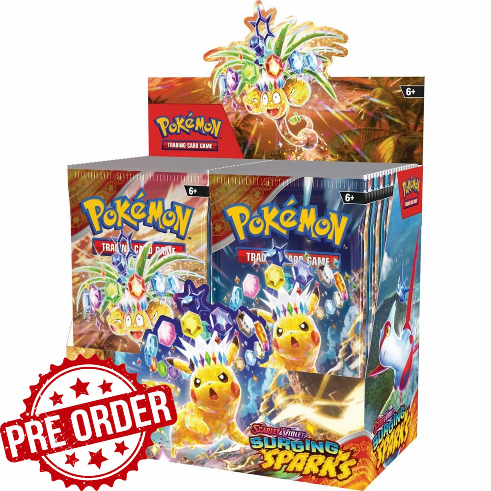 PRE-ORDER: Surging Sparks Booster Box