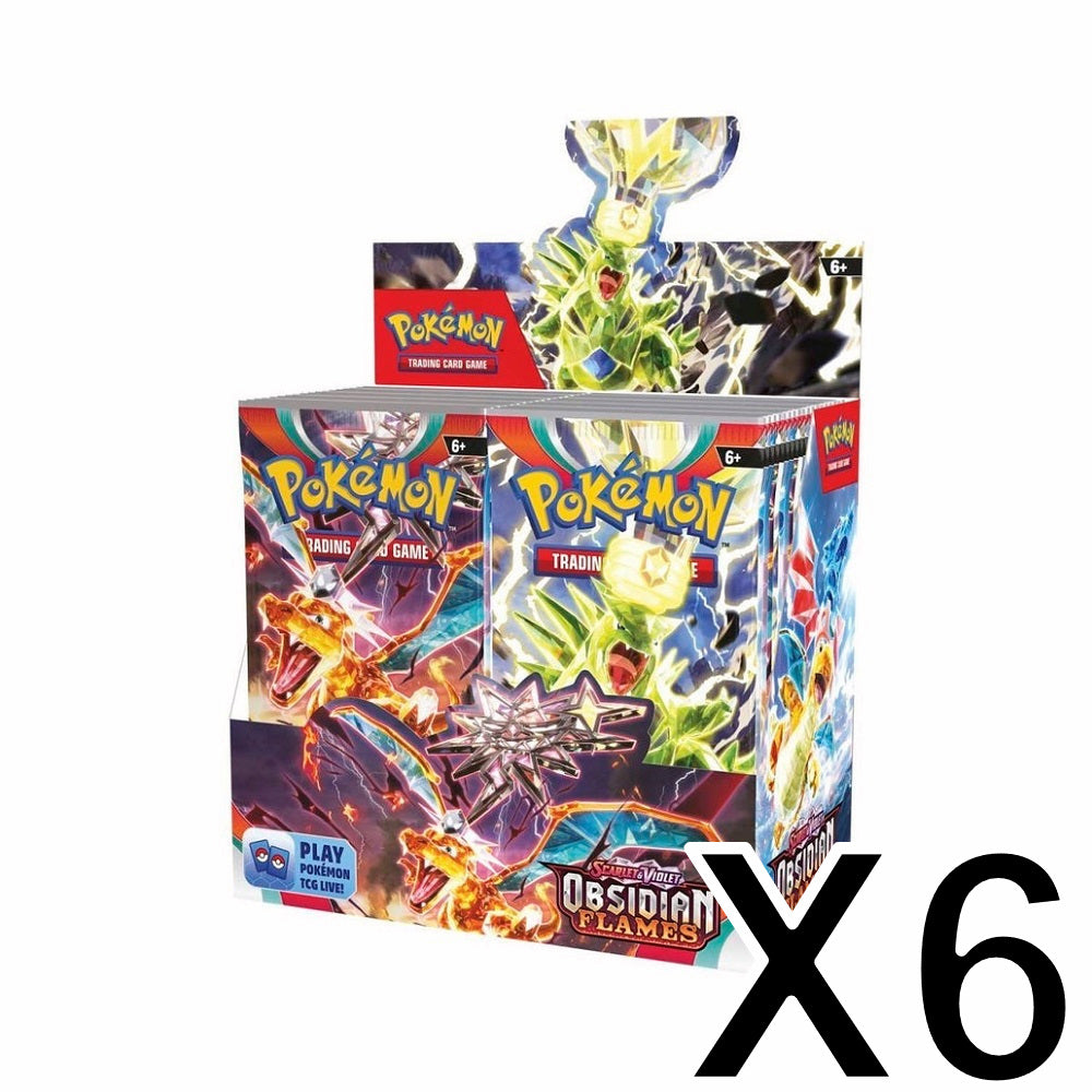 Obsidian Flames Booster Box Case (6 boxes)