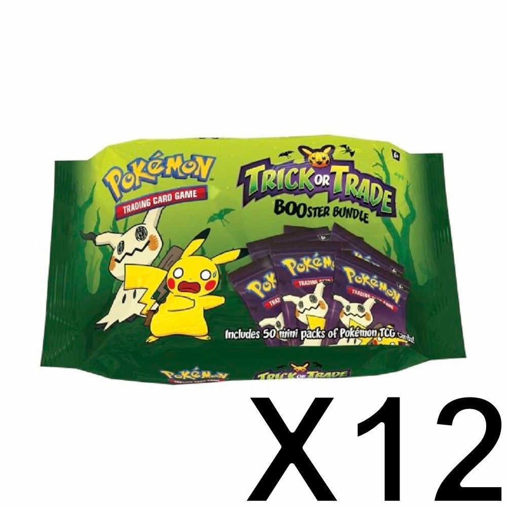 Pokemon Trick or Trade BOOster Bundle 2023 Case (12 Bags)