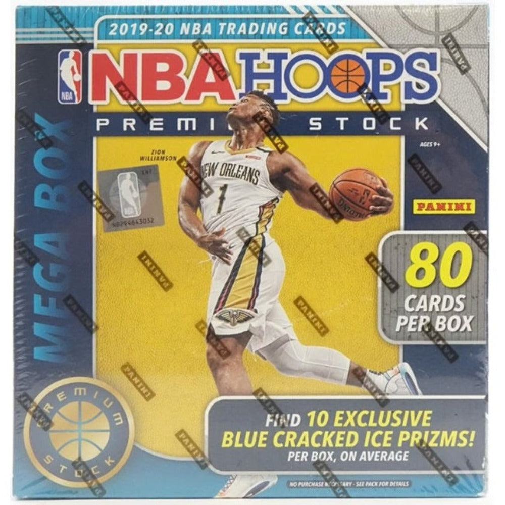 2019-20 Panini NBA Hoops Premium Stock Basketball Mega Box - Blue