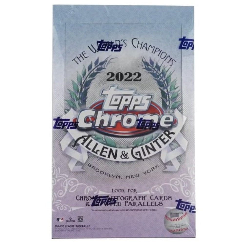 2022 Topps Allen & Ginter Chrome Baseball Hobby Box